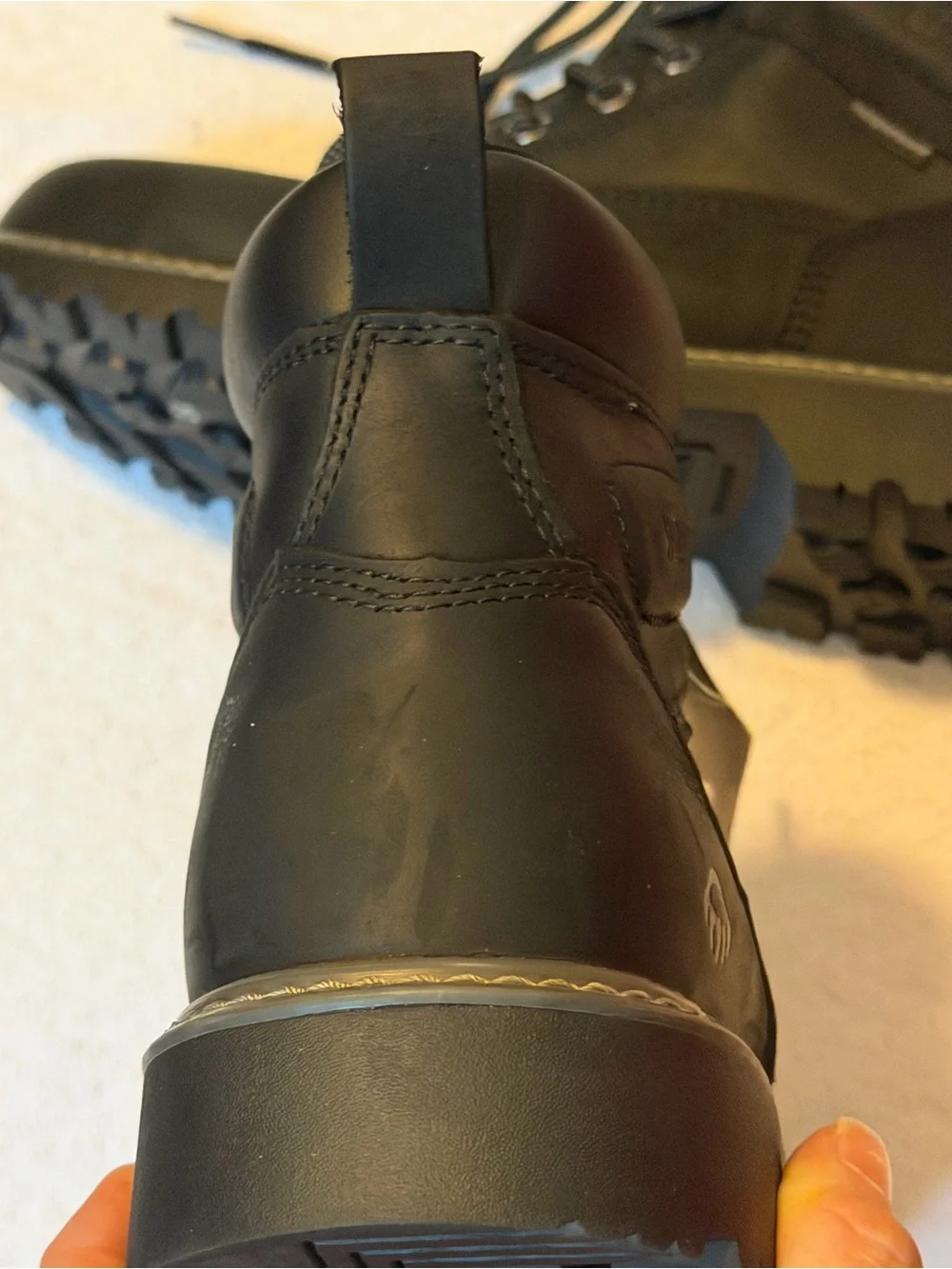 Wolverine Waterproof Leather Work Boots Black Men’s 9.5 NWT